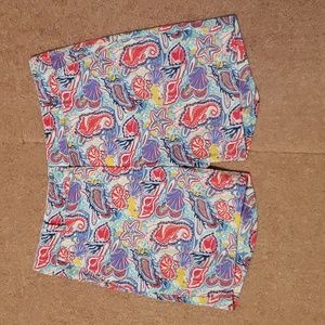 Talbots Women's Marine Print The Weekend Shorts